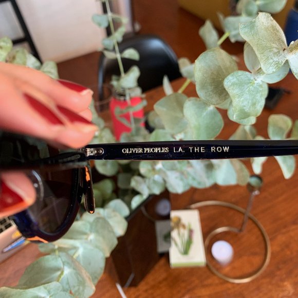 Oliver People x The Row Parquet Navy SUNGLASSES - Picture 4 of 8